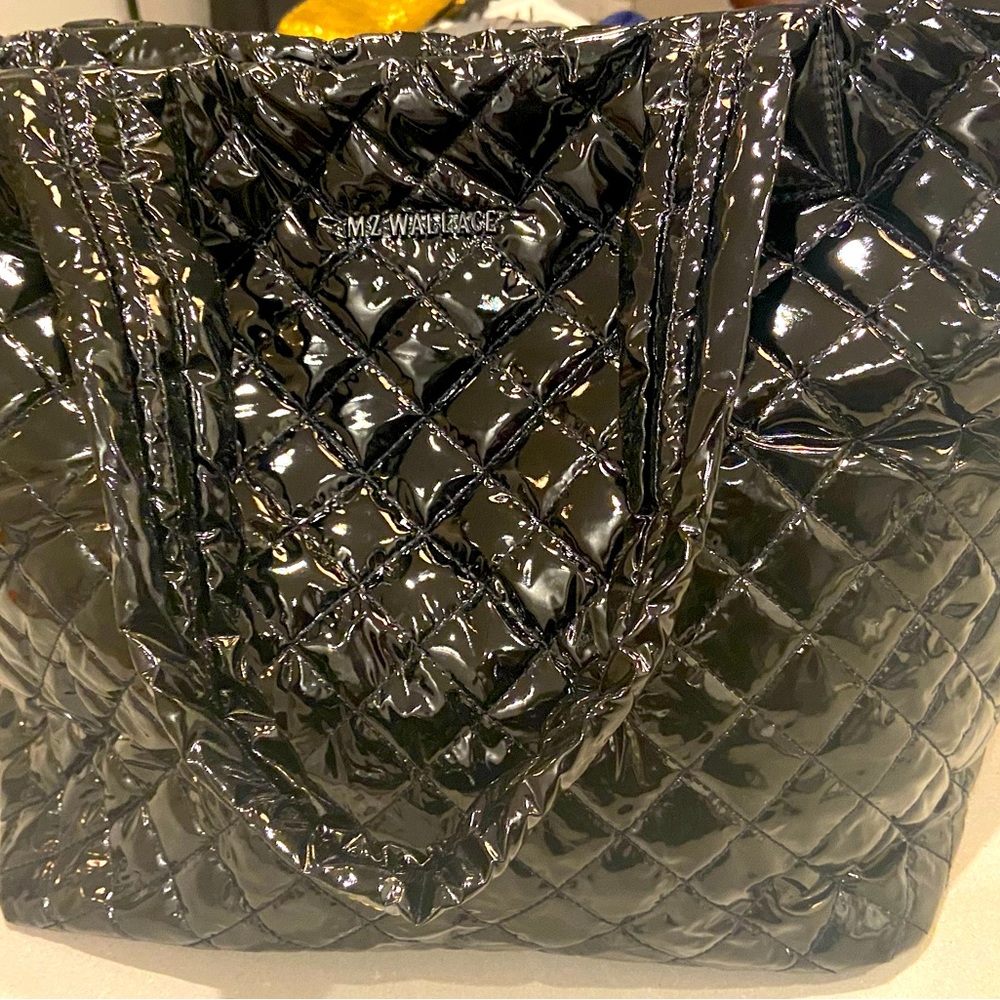 MZ, Wallace vinyl puffer bag